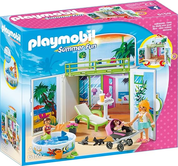 Playmobil 6159 - Sonnenterrasse, Aufklapp-Spiel-Box