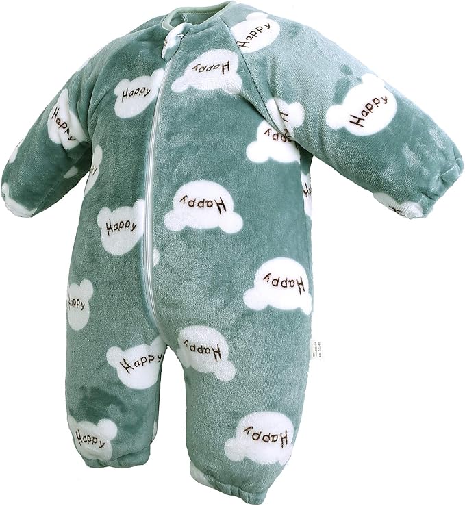 Amazon Co Jp スリーパー ルームウェア 寝袋 パジャマ ベビー服 子供服 新生児 赤ちゃん ふわ もこ 秋冬 フランネル ボア 保温性抜群 服 ファッション小物