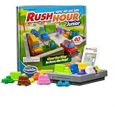 ThinkFun Rush Hour Junior - Classic Traffic Jam Logic Game - New Look for 2024 - STEM Toy for Kids - Engaging Puzzles for Ages 5 and Up - Junior Edition - MESH Accredited