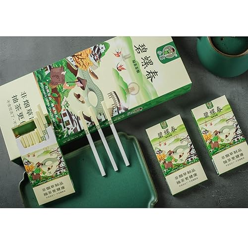 green tea cigarettes TEAGAR Herbal Cigarettes - No Nicotine & No Tobacco Tea Cigarettes -  Cigarette Alternative (2 Packs / 40 Cigarettes) - Green Tea in Kenya