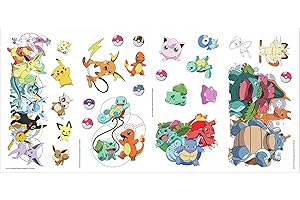RoomMates RMK4150SCS Pokemon Favorite Character Peel and Stick Wall Decals