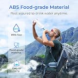 Waterdrop Water Filter Straw 0.1 Micron with Gravity Bag Blue Camping view 6