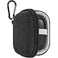 Geekria Shield Earbuds Cover Compatible with JBL Vibe Buds 2, Vibe Beam 2, Tune Buds 2, Tune 130NC/230NC/Flex, Live Pro 2 TWS, Vibe Beam Case Replacement Hard Shell Travel Carrying Bag (Grey)