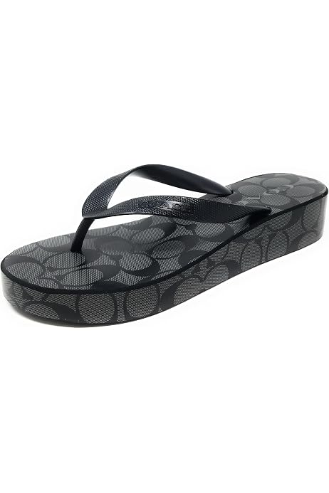 coach landon jelly flip flops