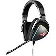 ASUS Gaming Headset ROG DELTA | Headset with Mic and Hi-Res ESS Quad-DAC | Compatible Gaming Headphones for PC, Mac, PS4, Xbo
