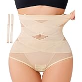 REYEOGO Tummy Control Shapewear for Women - Faja Body Shaper High Waist Butt Lifting Shapewear Panties