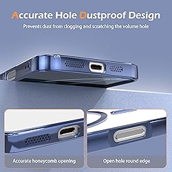 IAIYOXI Magnetic Clear Case for iPhone 14 with Full