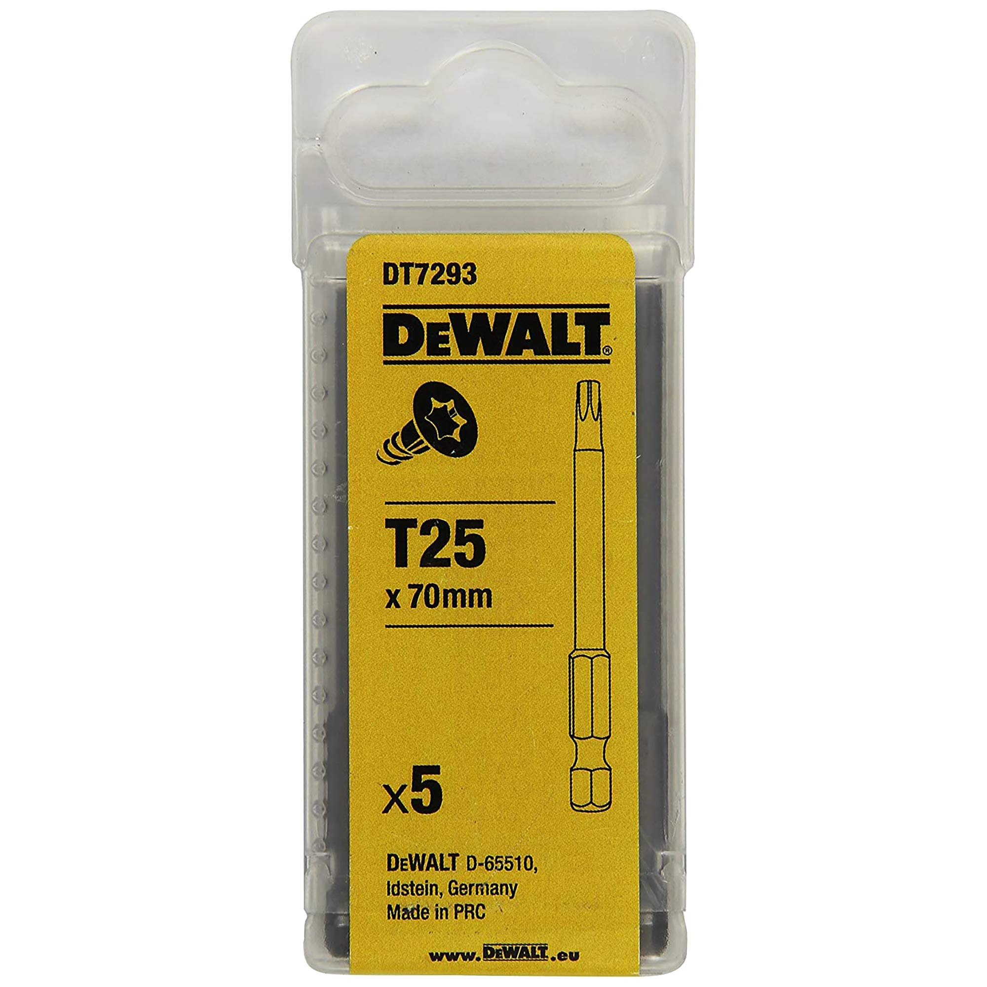 dewalt DT7293-QZ 70MM BIT FOR TORX 5 Silver