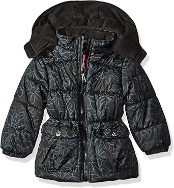 floral puffer jacket