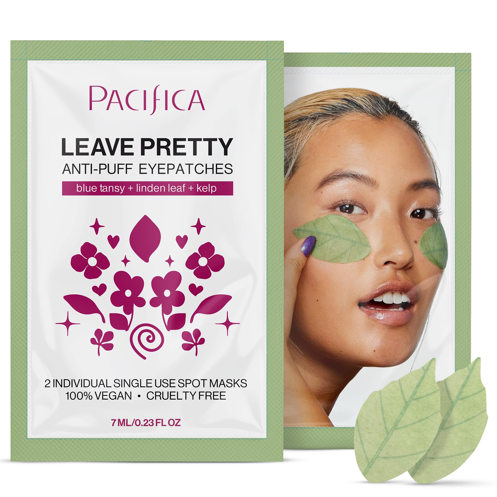 Pacifica Leave Pretty Anti-Puff Eye Patches 0.67oz,pack of 1