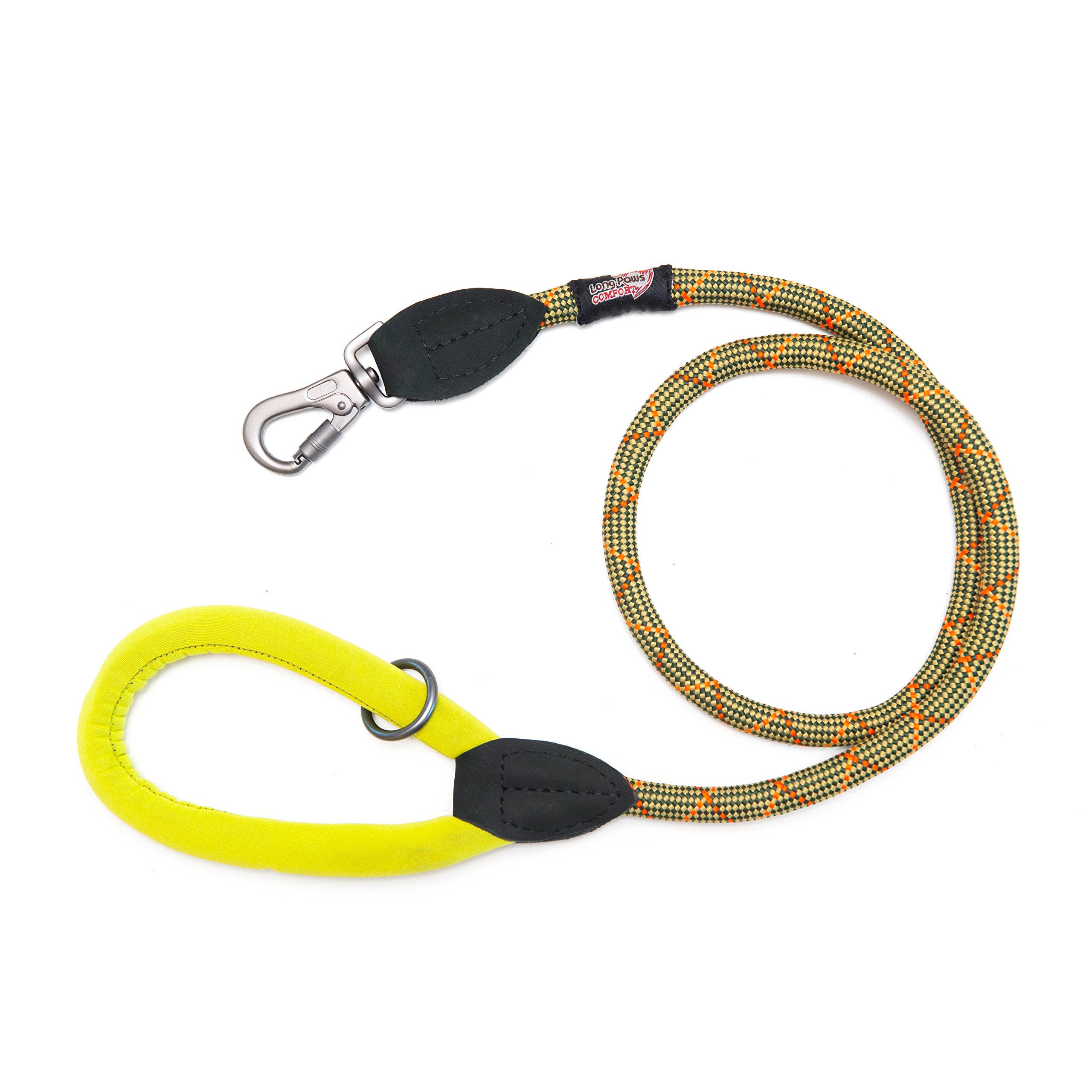 Long Paws Comfort Lead Padded Rope, 110 cm / 44-Inch, Green