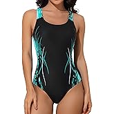 beautyin Women One Piece Athletic Lap Swimming Competition Racing Swimsuit