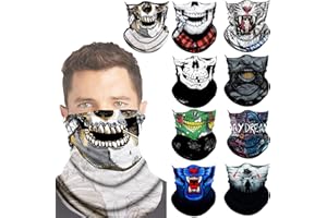 GDLPENGRU Neck Gaiter Face Cover Gator Mask Bandana Scarf Neck Warmer Balaclava Headband Headwear Head Wrap for Outdoors