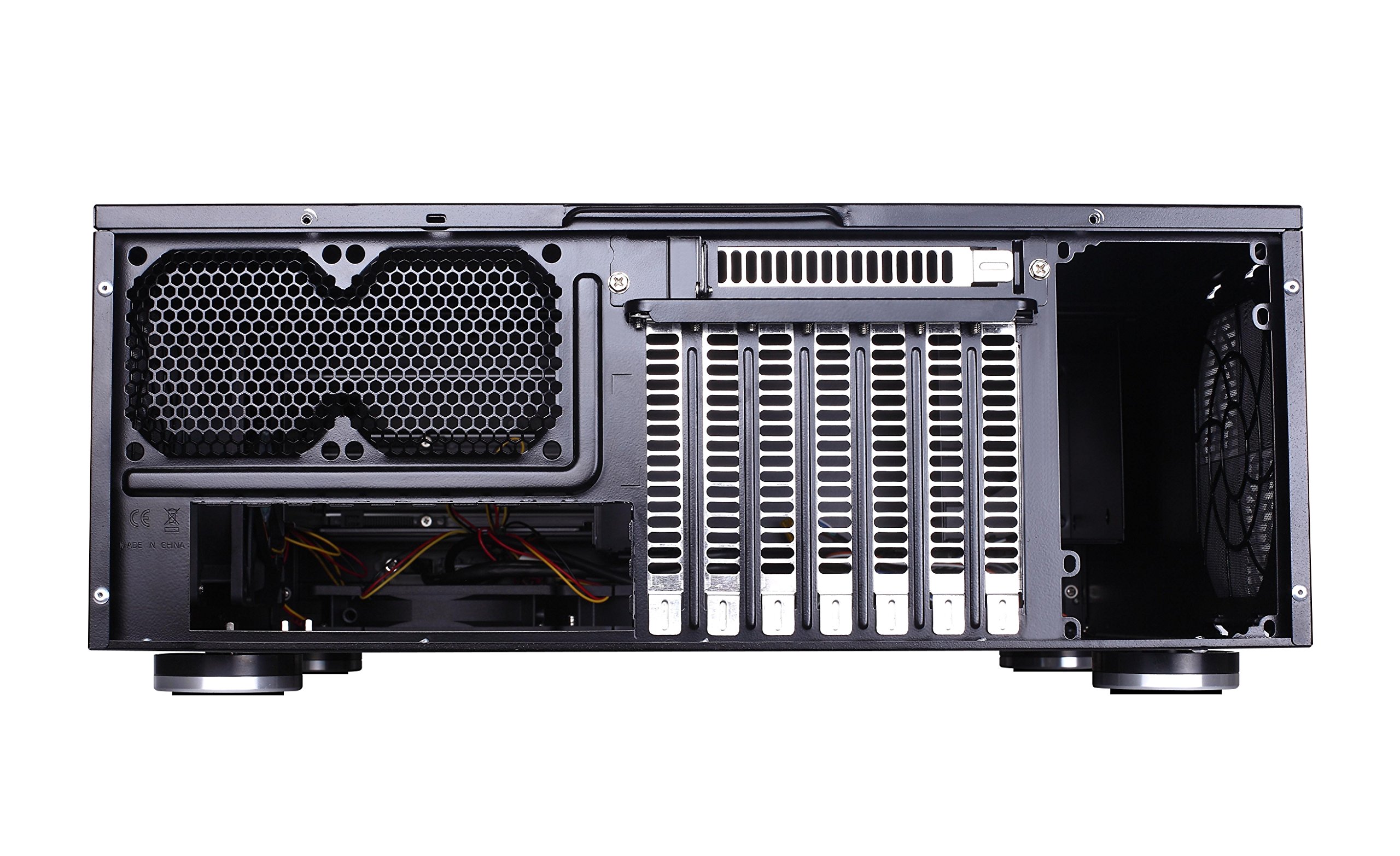 SilverStone Technology GD07B Home Theater Computer Case with Lockable Aluminum Front Panel for E-ATX/ATX/Micro-ATX Motherboards GD07B-x