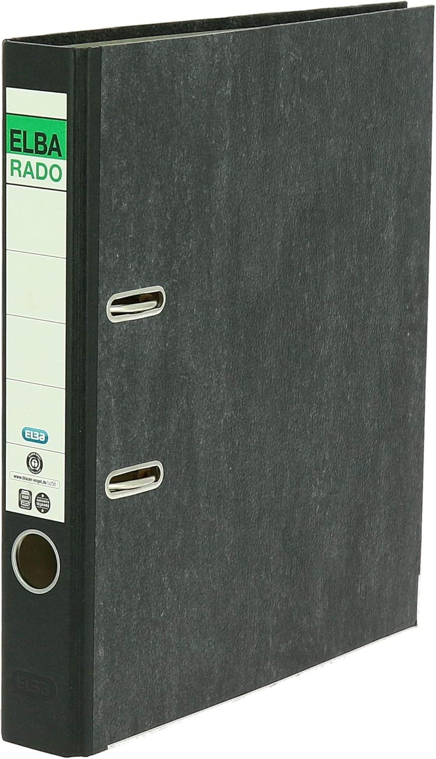 Elba 776424 - Rings Arch Folder A4 Size, Narrow Spin, black, schmal (1 Stück)