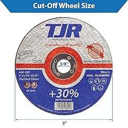 TJR© Mounting Mandrel for Cut-Off Wheels