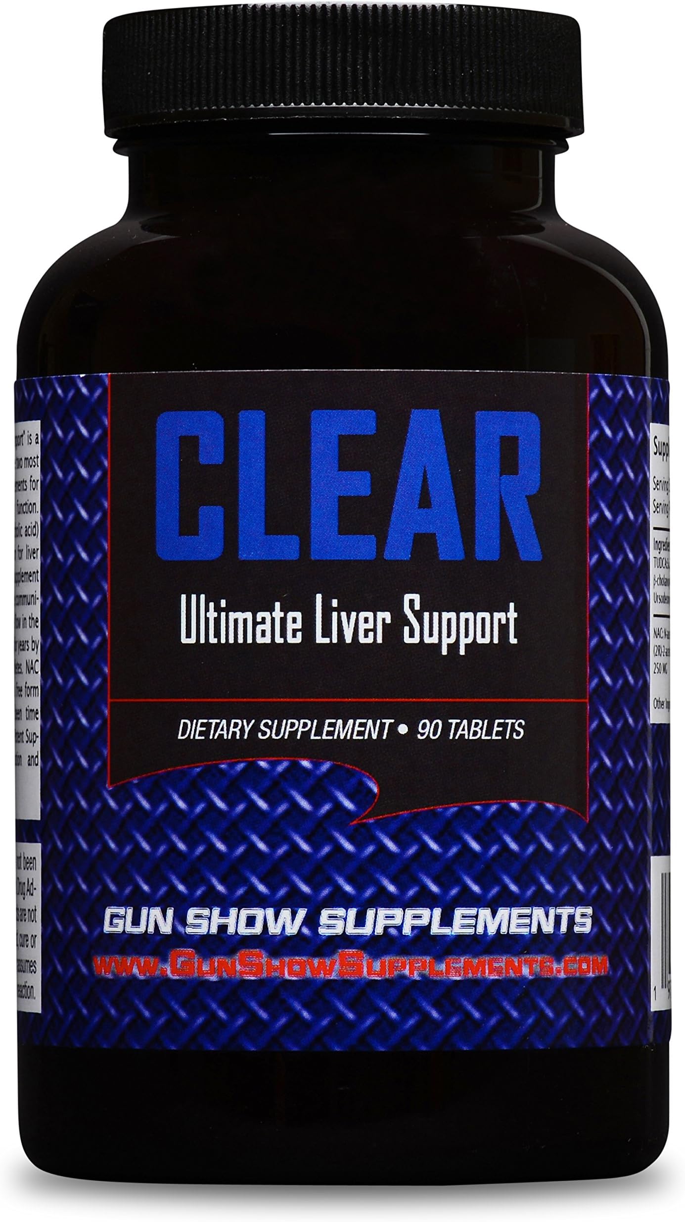Clear Liver Support: TUDCA (Tauroursodeoxycholic Acid & NAC (N-Acetyl Cysteine) (90 Caps)
