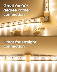 JACKYLED 10mm 2-Pin LED Strip Connectors for LED