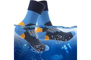 RANDY SUN Waterproof Socks, Unisex Hiking Wading Trail Running Kayaking Crew Socks