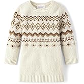 The Children's Place Baby and Toddler Girls' Long Sleeve Sweater Dress