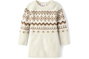 The Children's Place Baby and Toddler Girls' Long Sleeve Sweater Dress