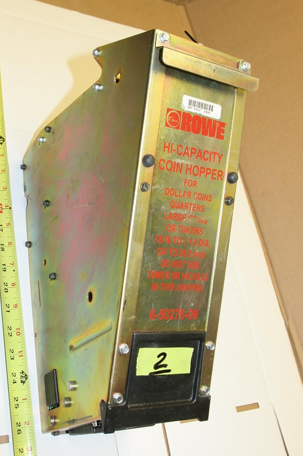 Rowe Bill Changer Machine Replacement high Capacity Hopper BC1200