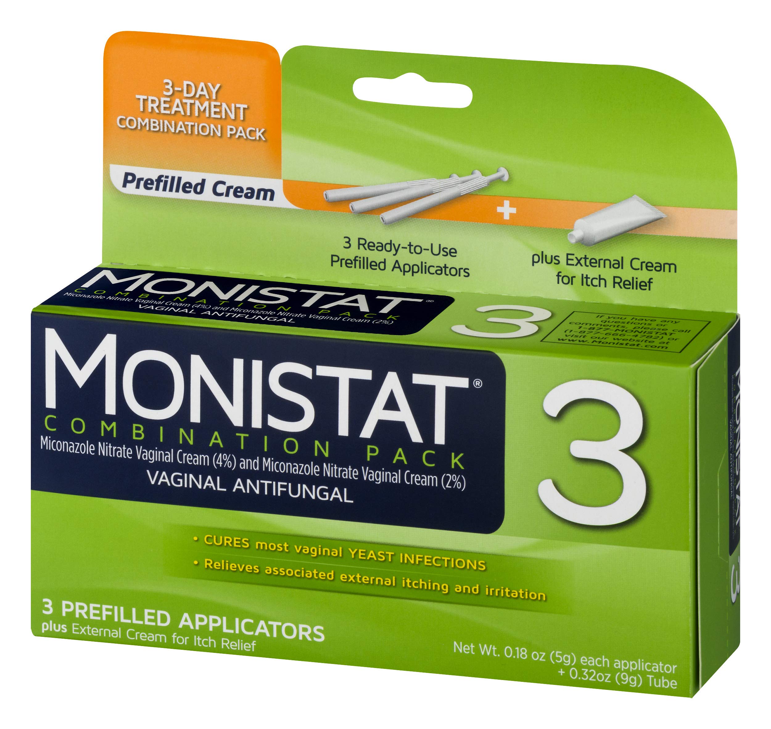Monistat 3Day Yeast Infection Treatment PreFilled Applicators