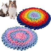 DiDiBirDi 2 Pcs Snuffle Mat for Dogs, Pet Slow Feeding Mats | Interactive Toys for Smell Training, Foraging Skills, Suitable for Puppy or Cat