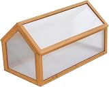 Garden Grow Wooden Outdoor Cold Frame Grow House Polycarbonate Shelter 90x48x50 view 4
