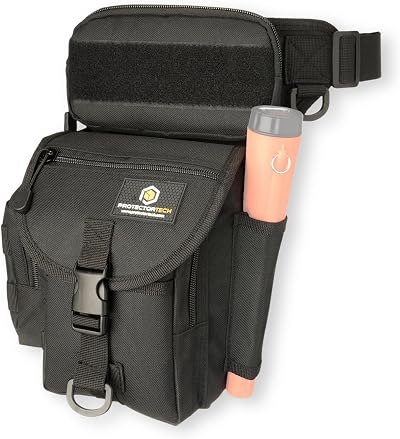 ProtectorTech HD Drop Pouch Finds Bag with Pinpointer Holster