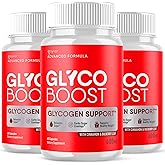 (3 Pack) Glyco Boost Capsules, Official Glycoboost Pills with All Natural Ingredients, Advanced Formula Glycogen Support Supplement with Max Strength Premium Vitamins for Women & Men (180 Capsules)