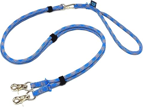 Amazon ドッグ ギア ザイルリードタイプw ロープ径8mm 全長80cm ブルー 大切な愛犬を迷子犬にしないためのリードです ドッグ ギア リード 通販