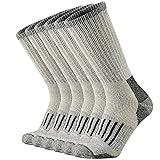 SOX TOWN Men's Merino Wool Cushion Crew Socks