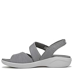 LifeStride Women's Cheerful Sandal Graphite 8 M