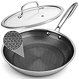 Tibbicc 10 Inch Hybrid Non Stick Frying Pan Set