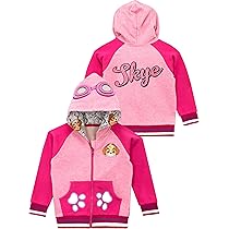 Amazon.com: Paw Patrol Hoodie | Skye Girls Hoodies | Glitter Zip 