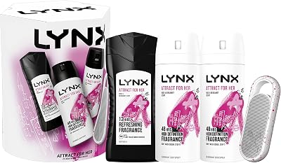 Lynx Attract For Her Trio Wireless Speaker Gift Set 2 Bodyspray Bodywash