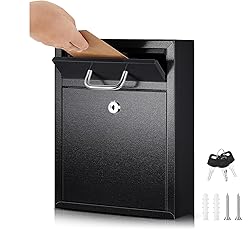 Yaocom Locking Mailbox with Key for Outdoor 10 x 7