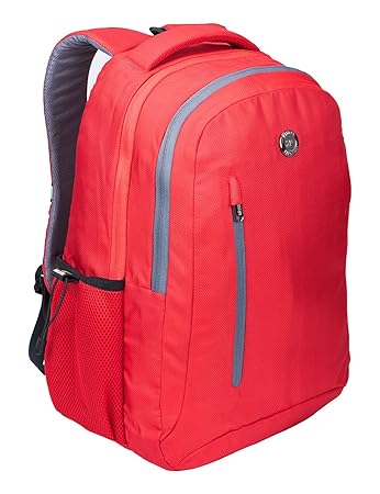 Killer Orlando Red Polyester Waterproof Laptop Backpack - 15.6 inches Laptop Bag