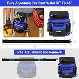 LEFOR·Z Tool Belt 14-Pocket Magnetic Pouch Adjustable Utility Carpenter view 2