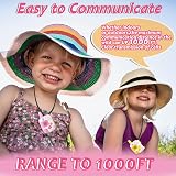 DQMOON Unicorn Walkie Talkies Kids Toys 2 Pack 1,000 ft Range Girls Gifts view 3