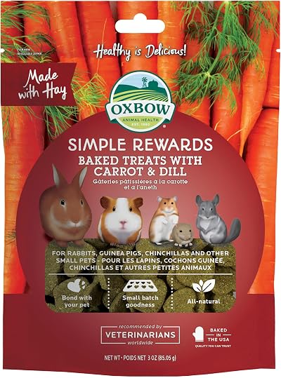 Oxbow Simple Rewards Carrot and Dill Baked Treats 85.05 g