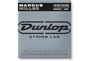 Jim Dunlop DBMMS45105 Marcus Miller Super Bright Bass Strings, Medium.045-.105, 4 Strings/Set