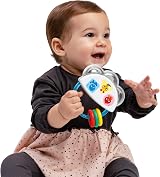 Baby Einstein Tiny Tambourine Musical Toy and Rattle Brand New view 2