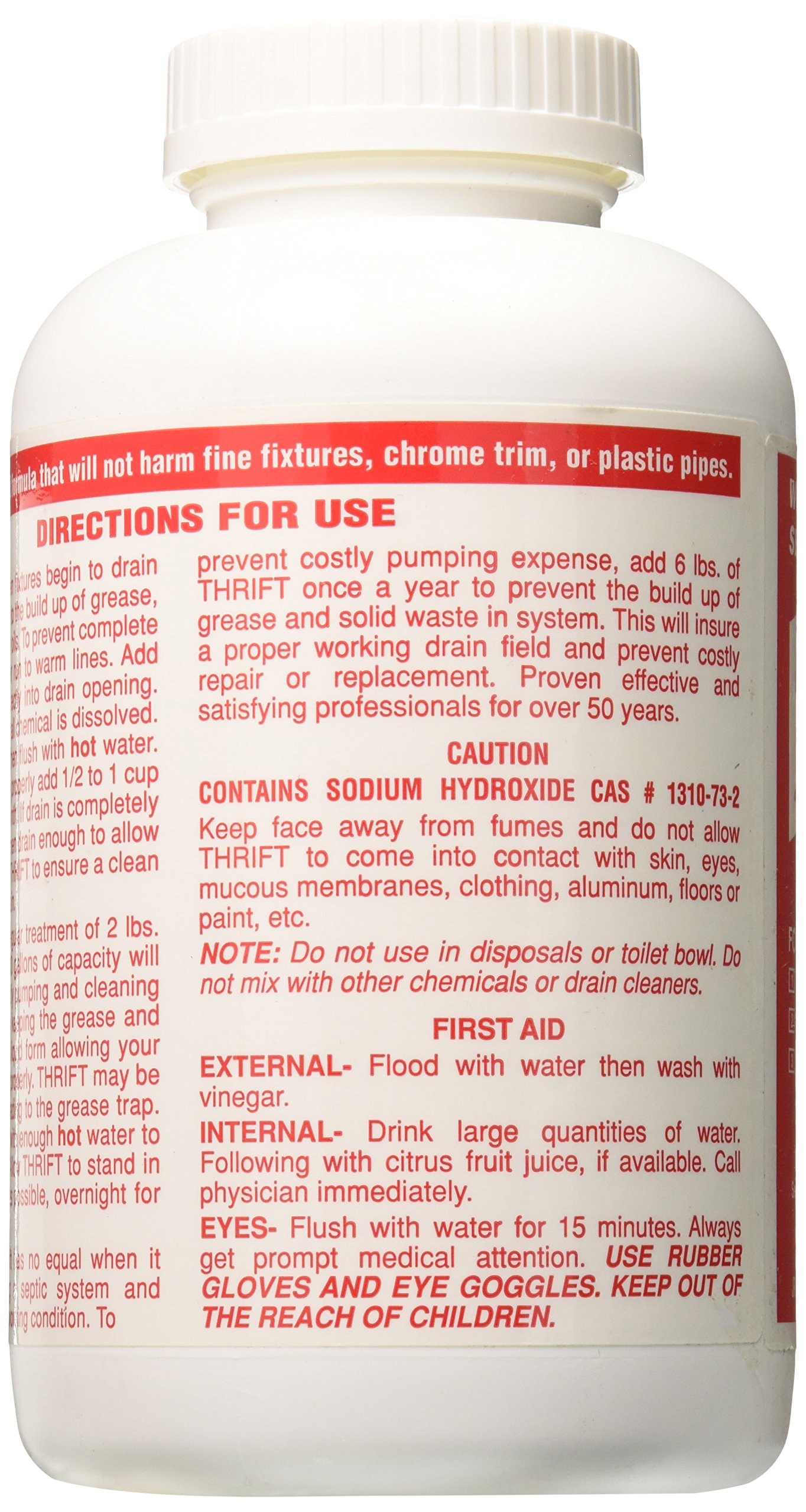 Thrift MARKETING GIDDSTY0400879 Drain Cleaner 2 lb 719242519026 eBay