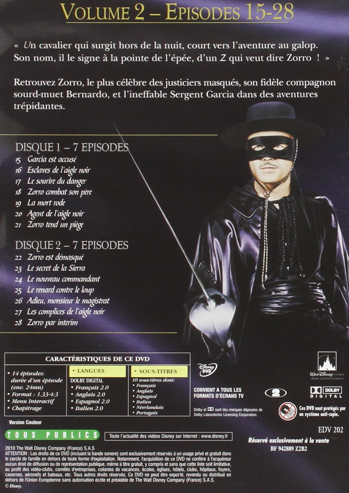 Zorro Saison 1 39 Episodes Coffret 6 Dvd Buy Online In Kuwait At Desertcart Com Kw Productid 51226285