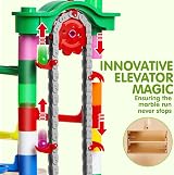 Joyin 236Pcs Glowing Marble Run with Motorized Elevator Toy Set 7+ STEM view 2