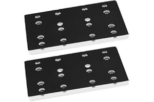 VANESA 489252 RTS 400 Replacement StickFix Sanding Pad 2-Pack for festool 80mm X 130mm (3 5/32 x 5 1/4 in) Soft 12 Holes Compatible with festool RTS 400 RS 400 RTSC 400 Random Orbit Sanders