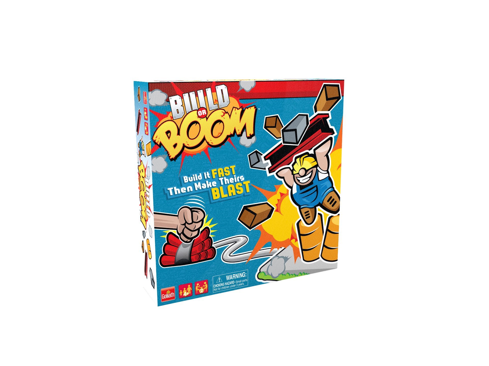 Goliath Build or Boom Game - Family Fun Building Game - STEM