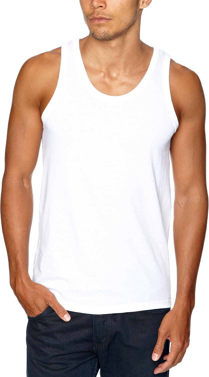 Fruit of the Loom Original Vest 3Pack Men's 100 Cotton White Large